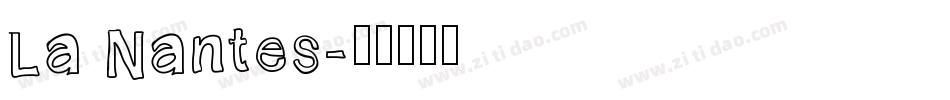 La Nantes字体转换